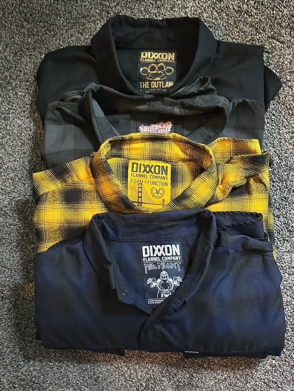 Lot Of FOUR DIXXON Flannels